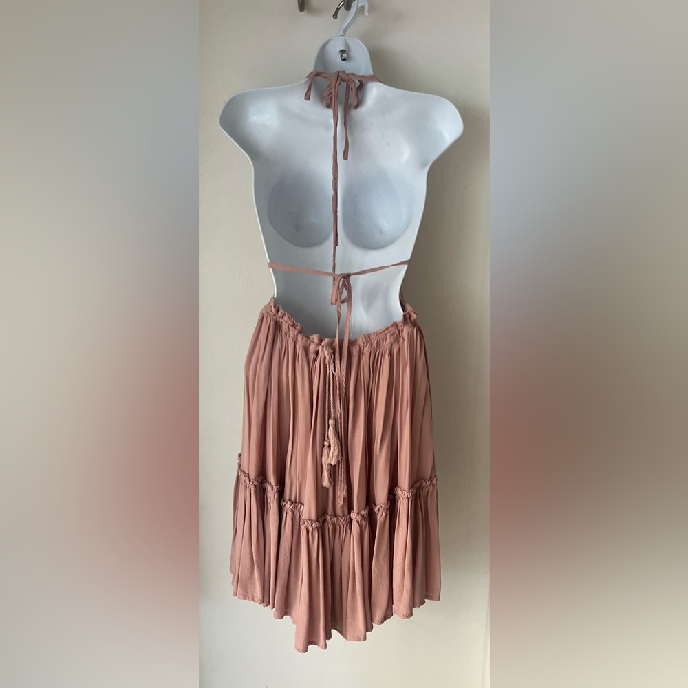 STORIA Open Back Mini Sundress S - Picture 2 of 4